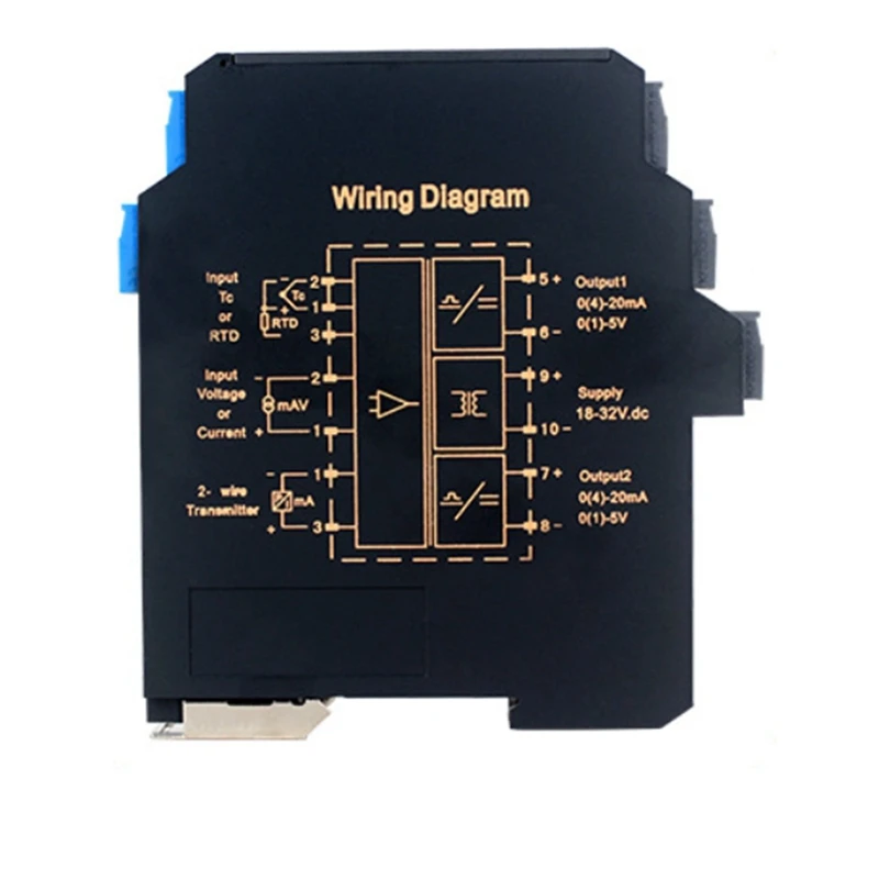 

Ultra-Thin Signal Isolation Transmitter Current, Voltage Transmitter Multi-Input, Multi-Output 4-20MA 1 Input 2 Outputs
