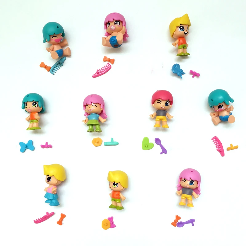 

5pcs Original Limited Stock Figure Mini Tiny Baby Doll Kawaii Cute Toy DIY Dress up Spain Gift for Kid Boy Girl