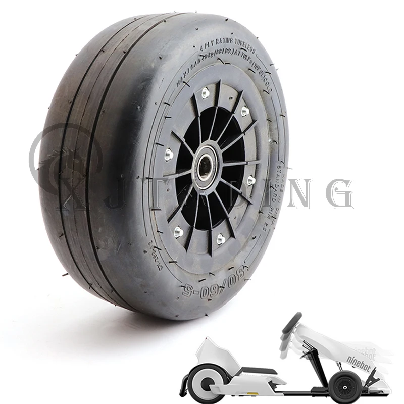 Neumático sin cámara para Ninebot Mini Pro Kart, rueda delantera eléctrica para niños, 80/60-5 ruedas