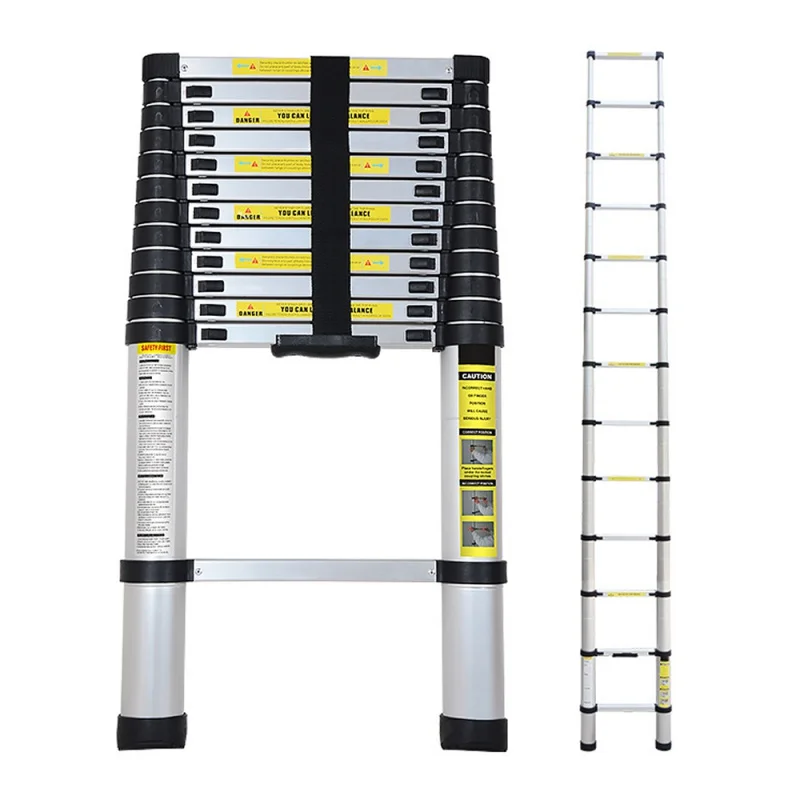 Лестницы stepladder4.5 м 4 метров алюминиевые лестницы портативная Прямая лестница
