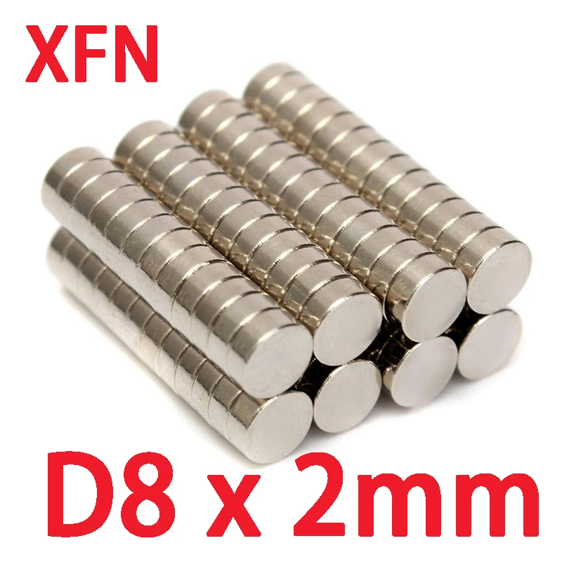 

8mm Strong Neodymium Magnet 8x2 Rare Earth Magnets Diameter 8x2mm Small Round Magnet 8mmx2mm Permanent Magnet 8*2mm