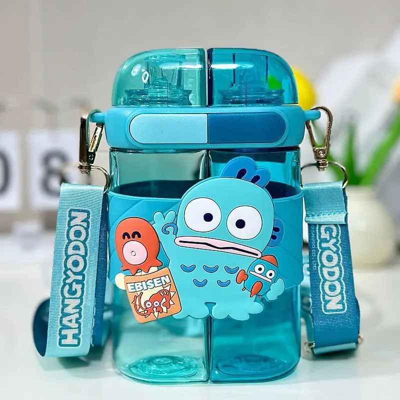 Хит продаж двойная чашка для напитков SanrioHellokitty из соломы мультяшная милая