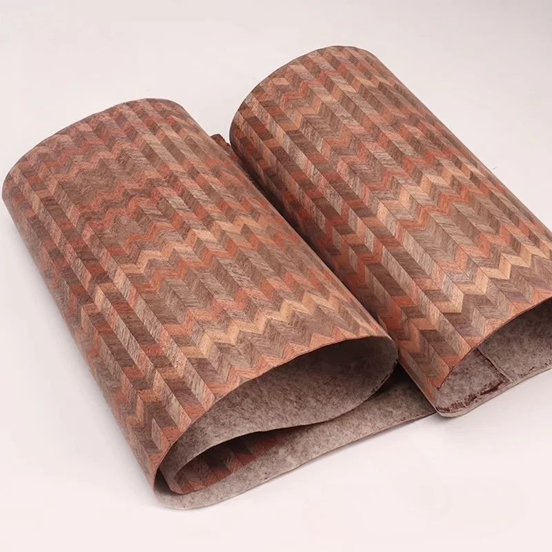 Натуральный Орех Лоскутная древесина искусственный шпон фоновая стена