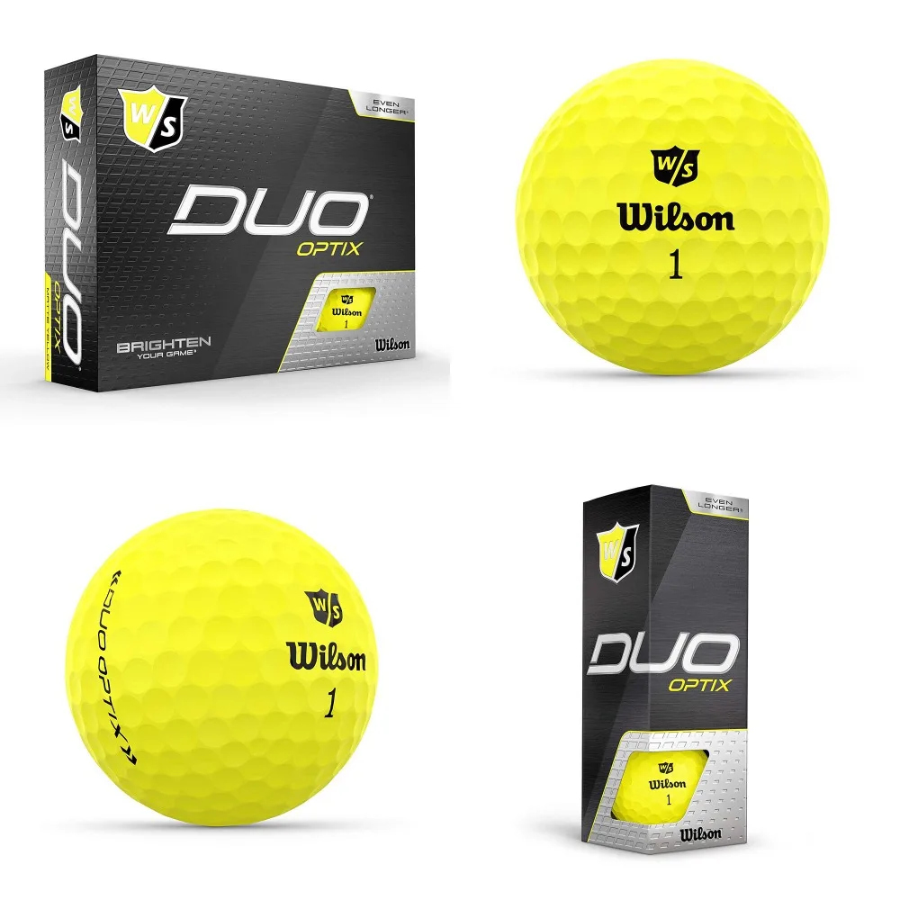 

Мяч для гольфа Duo Optix, желтый, 12 упаковок