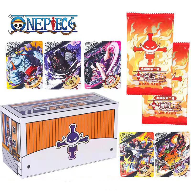 

2022 New Japanese Anime One Piece Cards Luffy Zoro Nami Chopper Bounty Game Collections Box Rare XR UR LR SSP ccg Card Child Toy