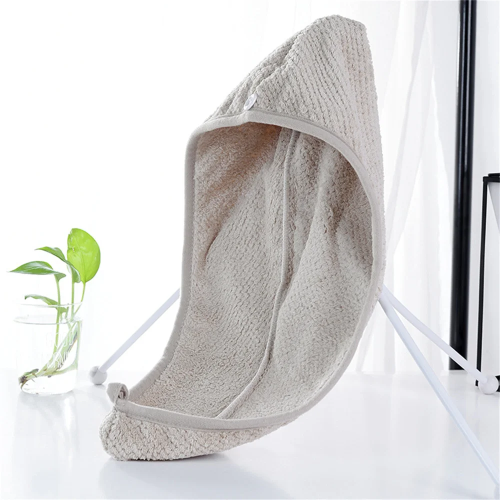 

Super Absorption Bath Hat Microfiber Hair Towel Cap Quick-dry Girl's Hair Drying Hat Shower Hair Dryer Towel Towel Cap