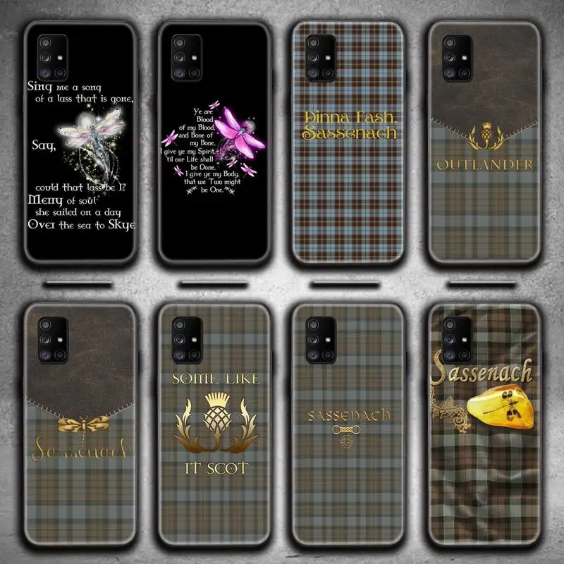 

OUTLANDER TV Jamie Fraser Sassenach Phone Case For Samsung Galaxy A52 A21S A02S A12 A31 A81 A10 A30 A32 A50 A80 A71 A51 5G