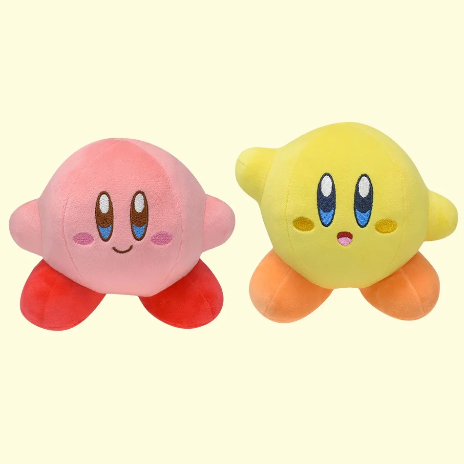 Фото Мягкая плюшевая игрушка Кирби 15 см, милый персонаж игры Nintendo, розовый звездный герой, коллекционный подарок для детей и взрослых №4