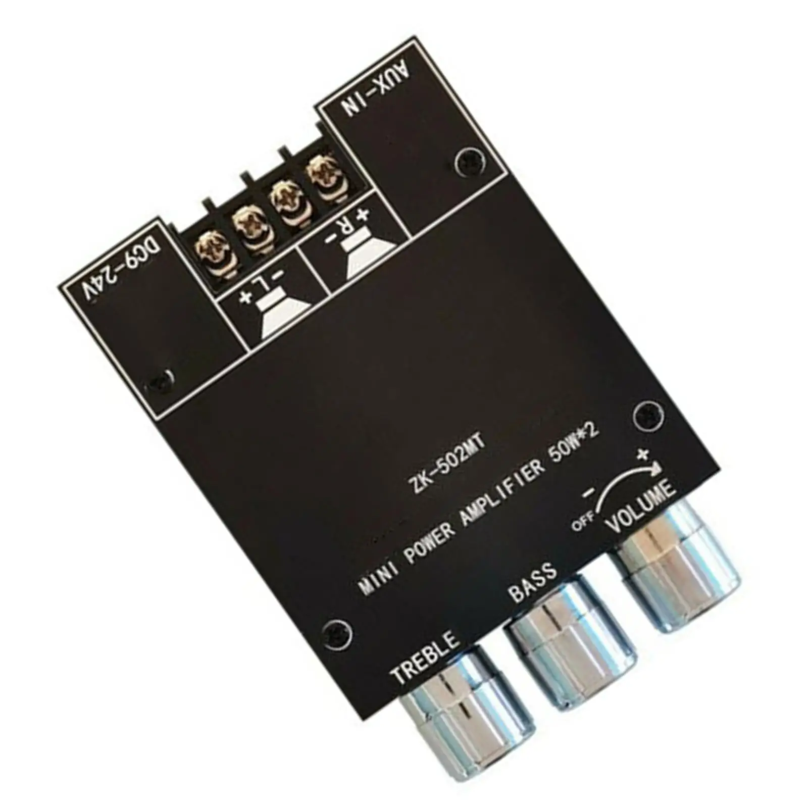 Плата усилителя сабвуфера Electronics Zk-502MT 2.0 2x50 Вт для