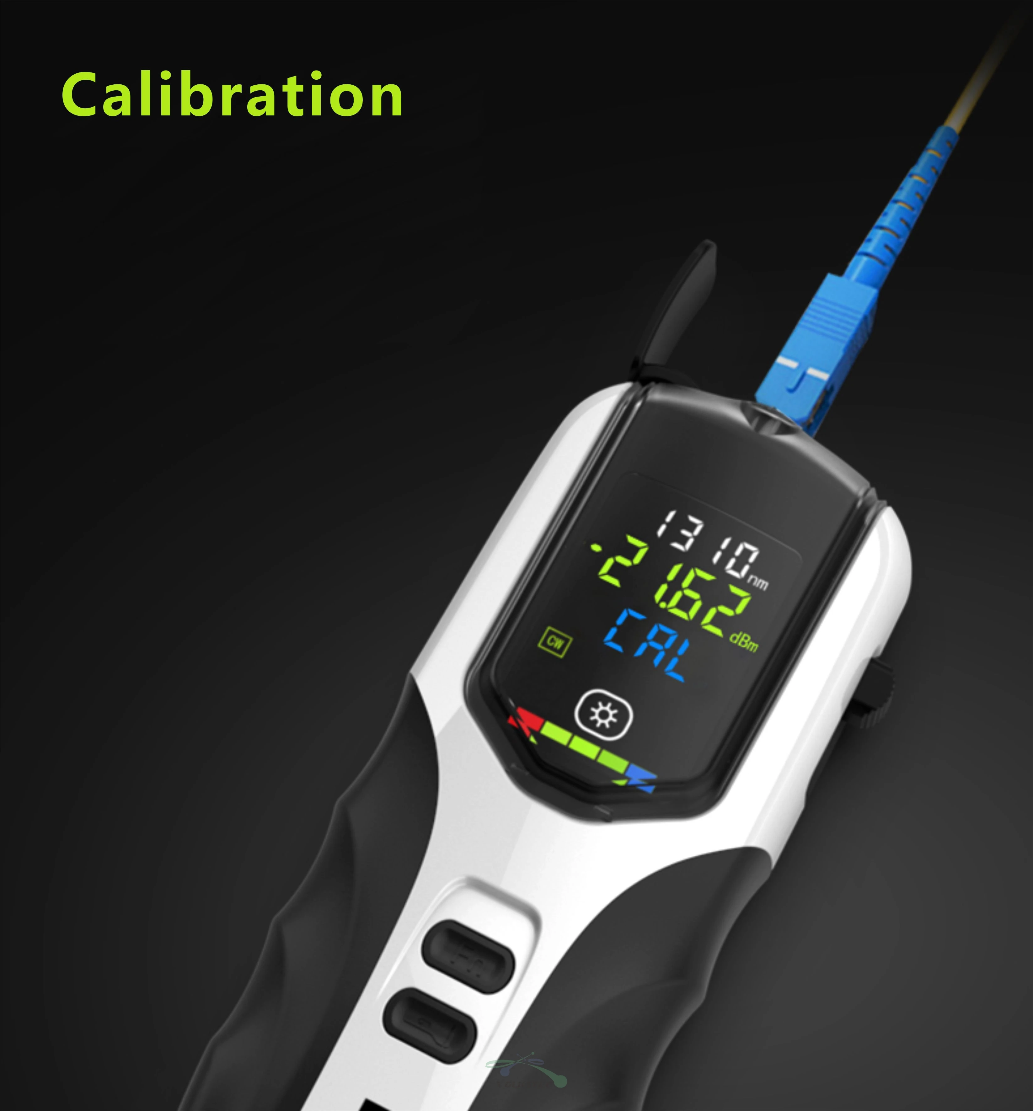 Free Shipping  High Precision Rechargeable Battery Optical Power Meter G7 Color LCD Screen With Flash Light Tester Light Meter