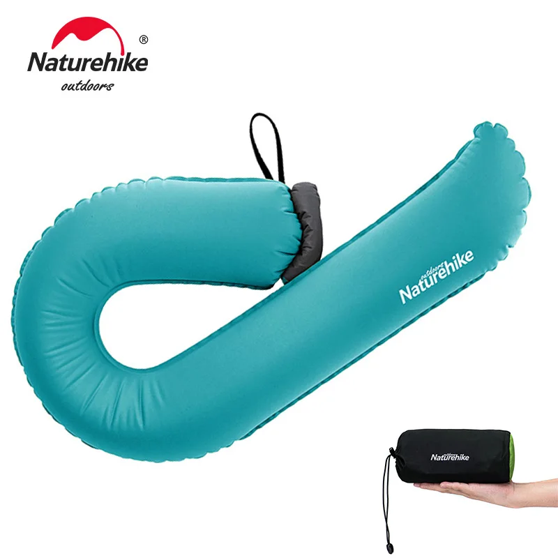 Купи Naturehike Inflatable Pillow U-Shaped Multifunctional Lengthened Inflatable Pillow Adjustable Driving Pillow Office Rest Pillow за 1,200 рублей в магазине AliExpress