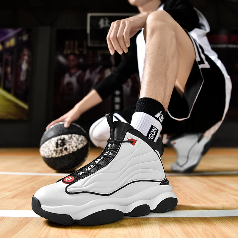 

Men's Basketball Shoes Breathable Cushioning Non-Slip Wearable Sports Shoes Gym Training Athletic Basketball Sneakers for Women