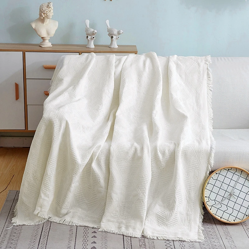 Bohemian Throw Blanket Soft Knitted for Bed Sofa Cover Bedspread Plaid On The Decor Camping Picnic Mat одеяло |