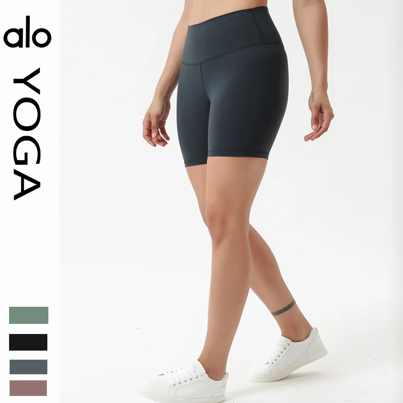 

ALO Yoga 2022 Sport Shorts Women Sportswear Double-deck Running ShortsBottoms Summer Gym Fitness Training Jogging Short Pants