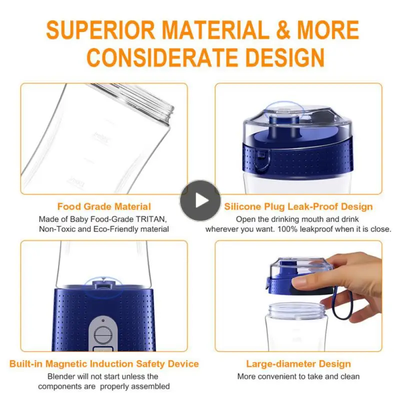 

Usb Charging Lemon Orange Fruit Squeezer Food Milkshake Juice Maker Machine Citrus Juicer Electric Juicer Kitchen Gadgets Mini