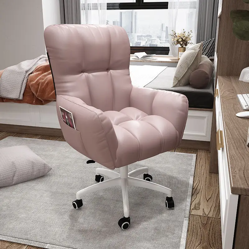 

Single Sofa Office Furniture Computer Chair Home Bedroom Leisure Lift Swivel Chair Study Office Chair Comfortable Gaming Chair