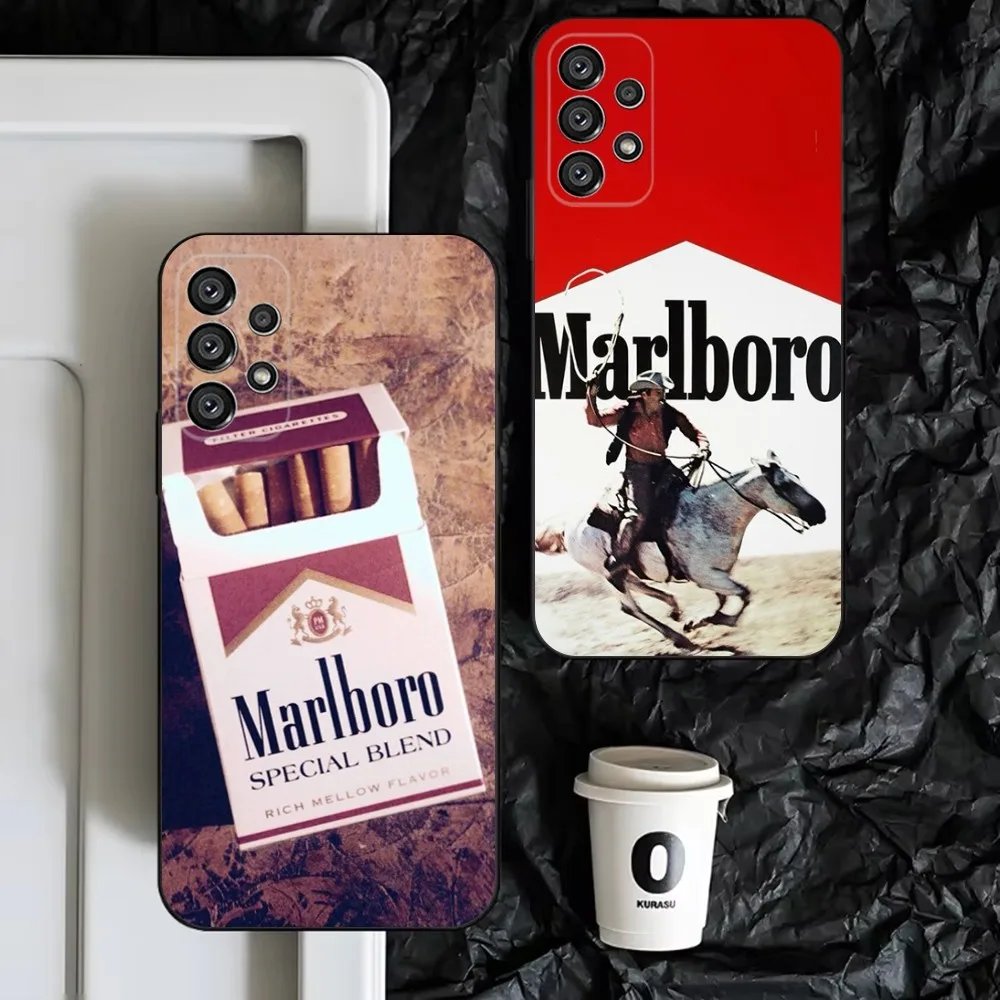 Чехол для телефона Cigarette-M-Marlboroes-S Samsung S25 S24 S23 S22 S21 S20 S10 Ultra Plus Lite FE мягкий