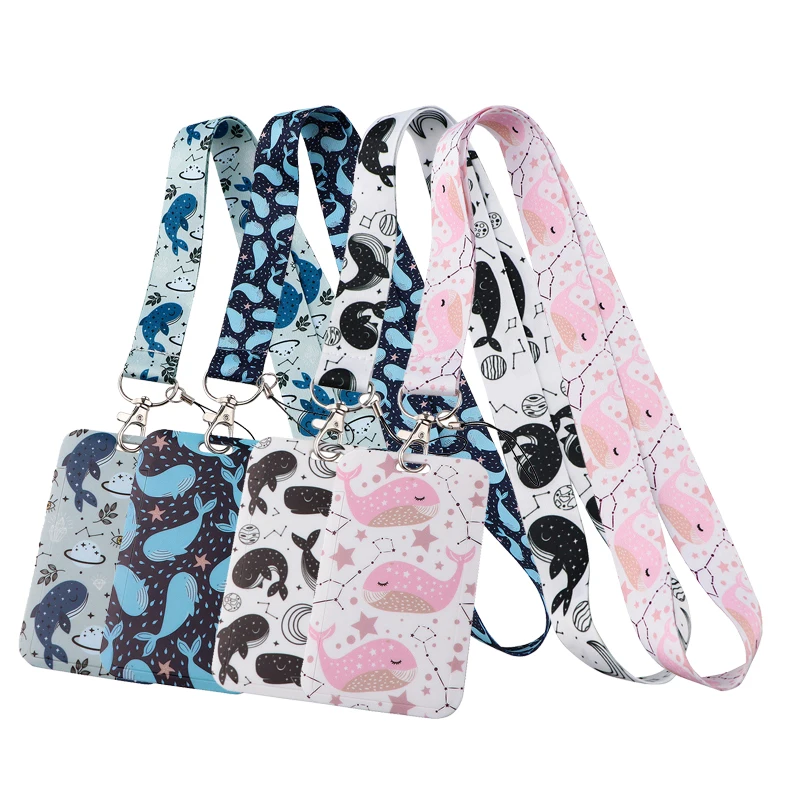 D1743 мультяшный кит дельфин оформление идентификации значок держатель для