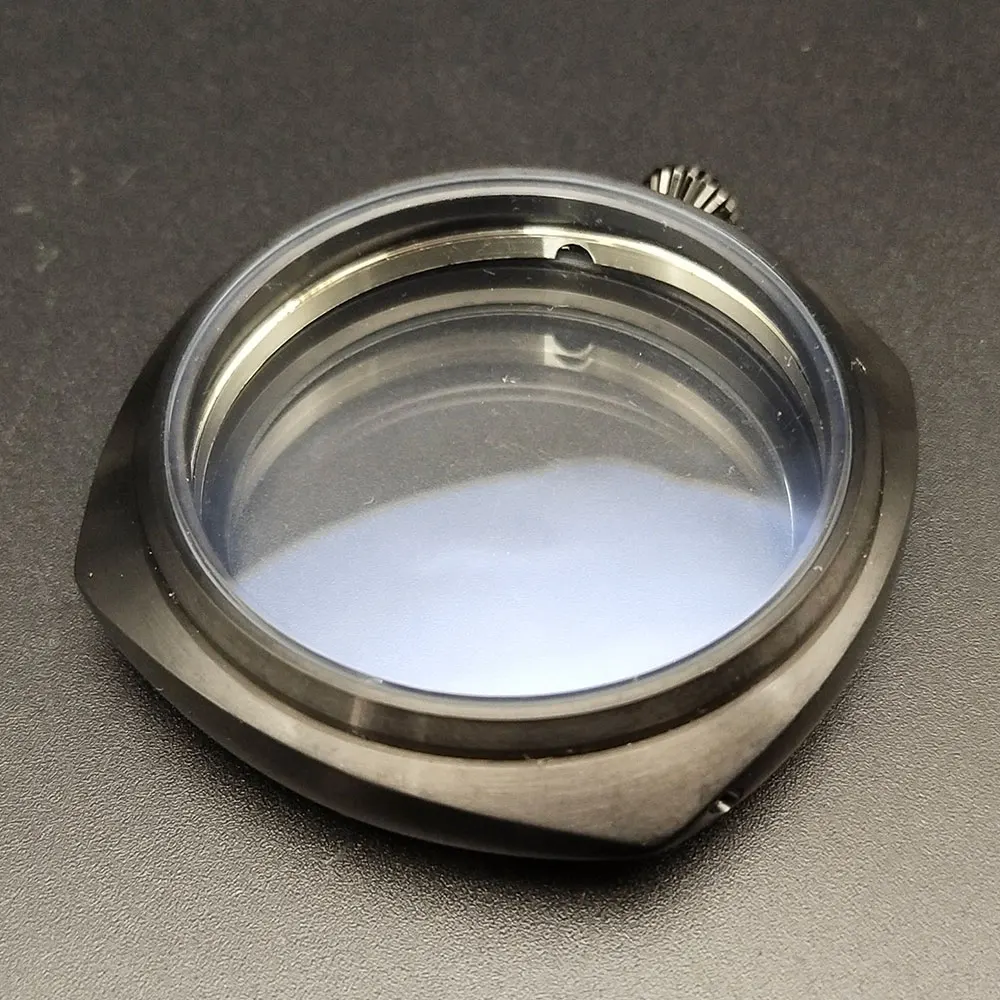 

Mineral Mirror 45mm Stainless Steel Case Tianjin ST36 Movement Watch Accessories