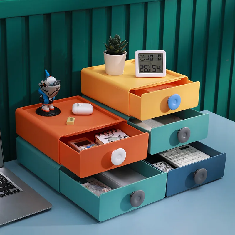 

Женский настольный Штабелируемый Красочный косметический Органайзер для косметики, ювелирных изделий, коробка, стойка, пластиковый Настол...