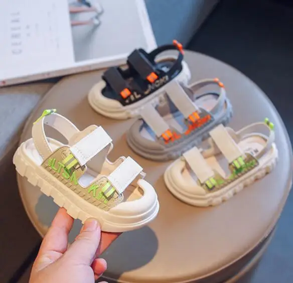 

Boys Girls Sandals Kids Sandals Children Shoes Rubber School Shoes Breathable Open Toe Casual Beach Sport Sandals