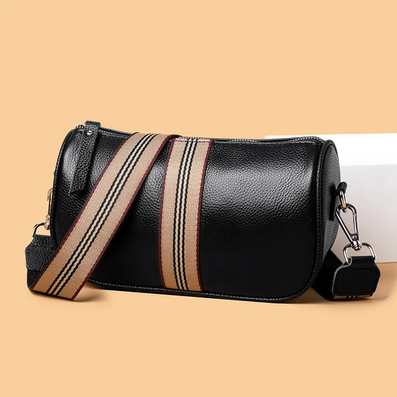 

Женский Повседневный клатч из натуральной воловьей кожи, Разноцветные сумки, женская модная сумка через плечо, ранцы на плечо