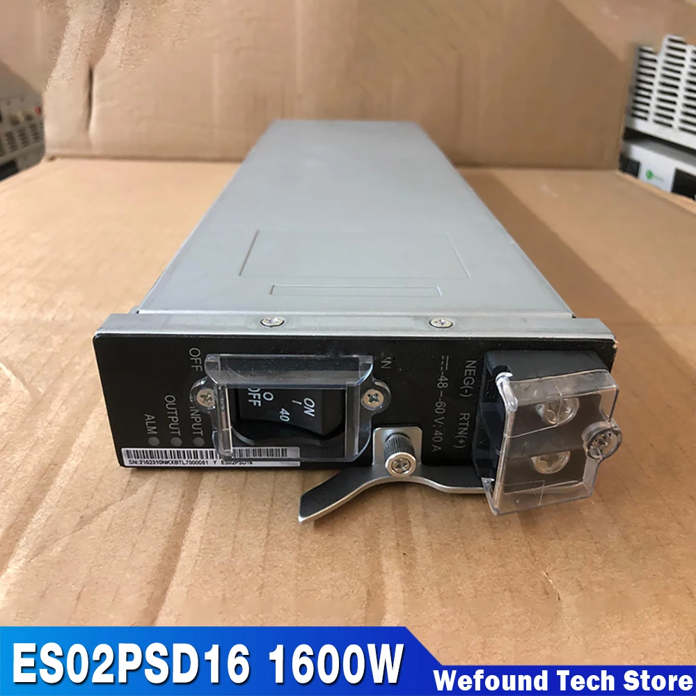 

Модуль питания постоянного тока для Huawei S7703 S7706 S7712 Series 1600 Вт 02310NKX ES02PSD16 1600 Вт