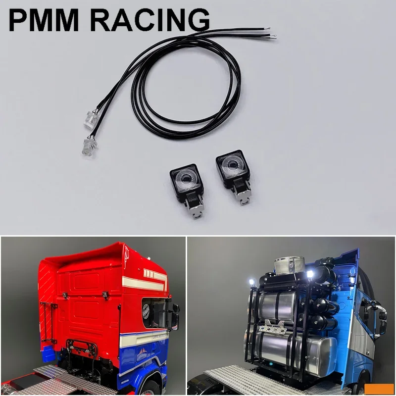 Декоративный светодиодный прожектор для 1/14 Tamiya RC грузовик прицеп самосвал