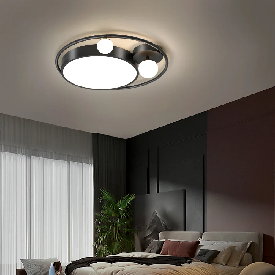 

Современный простой светодиодный потолочный светильник, акриловая панельная лампа с поверхностным креплением для столовой, гостиной, спальни, кухни, креативные комнатные осветительные приборы