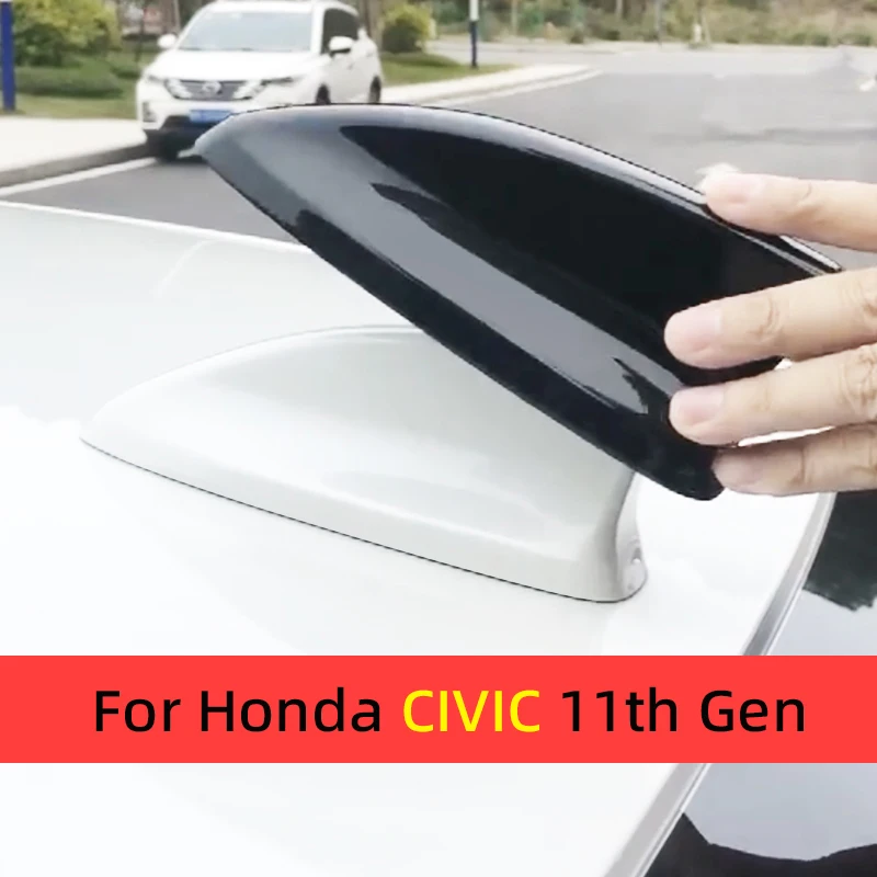 

Для Honda Civic 2023 защита антенны Акулий плавник из углеродного волокна Защита от царапин водонепроницаемый 11-го поколения Civic Акулий плавник Крышка антенны отделка