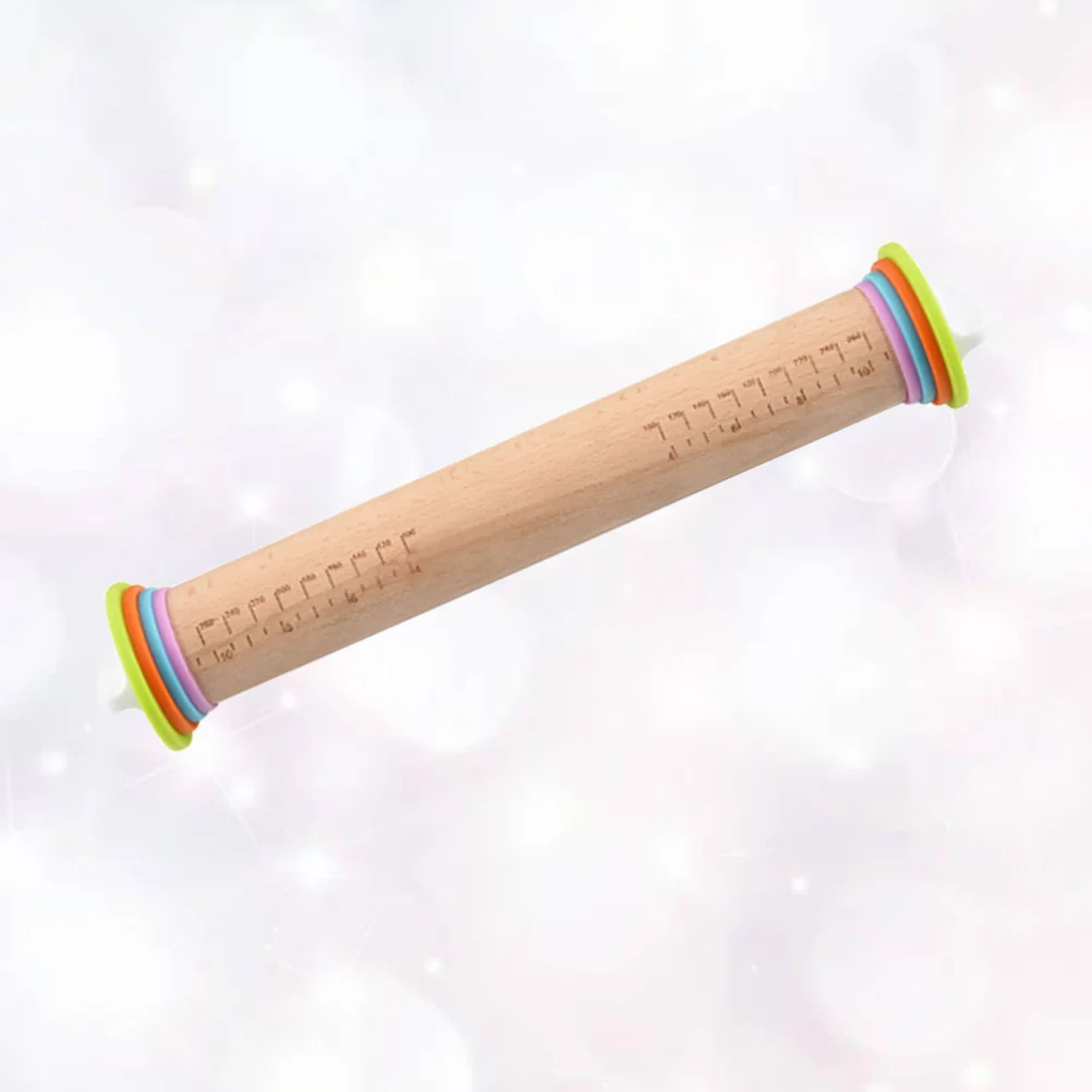 

1pc Rolling Pin Rolling Pin Wood Rolling Pin Adjustable Simple Rolling Pin Rolling Pin Rings for Wooden Rolling Pin