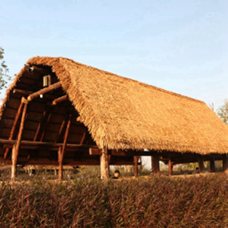 GTBL 6X DIY Соломенный коврик на крышу Декор Травяной Palm Thatch Roll Deck Decor Декоративные