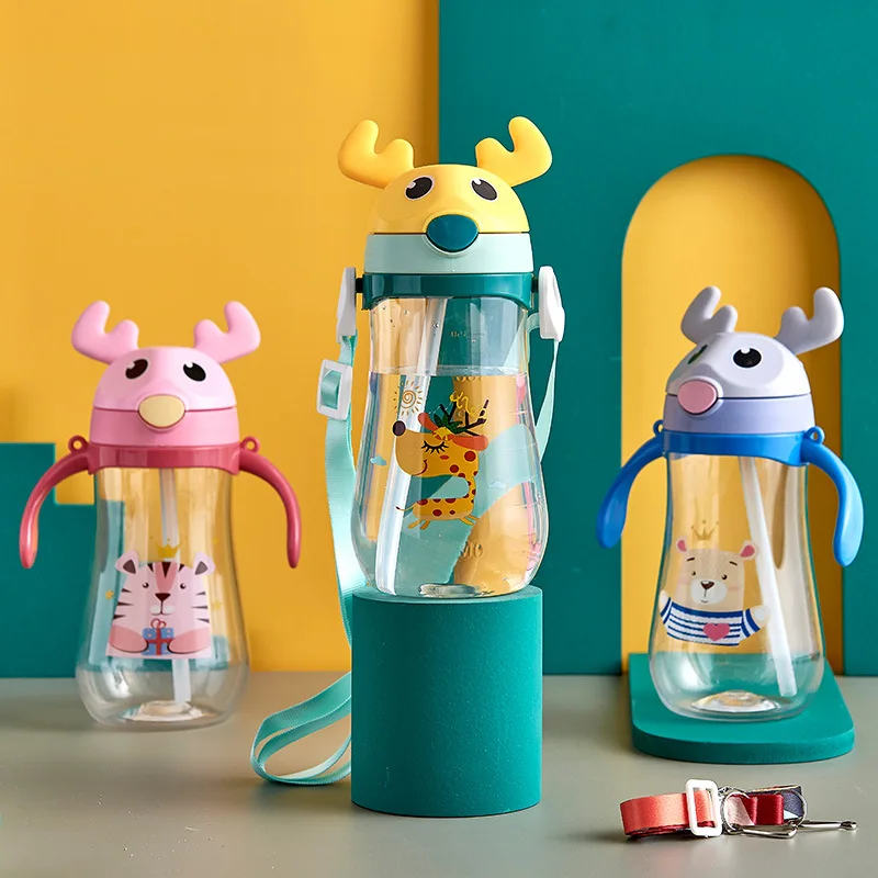 

Hibobi Cartoon Animal Sling Water Cup