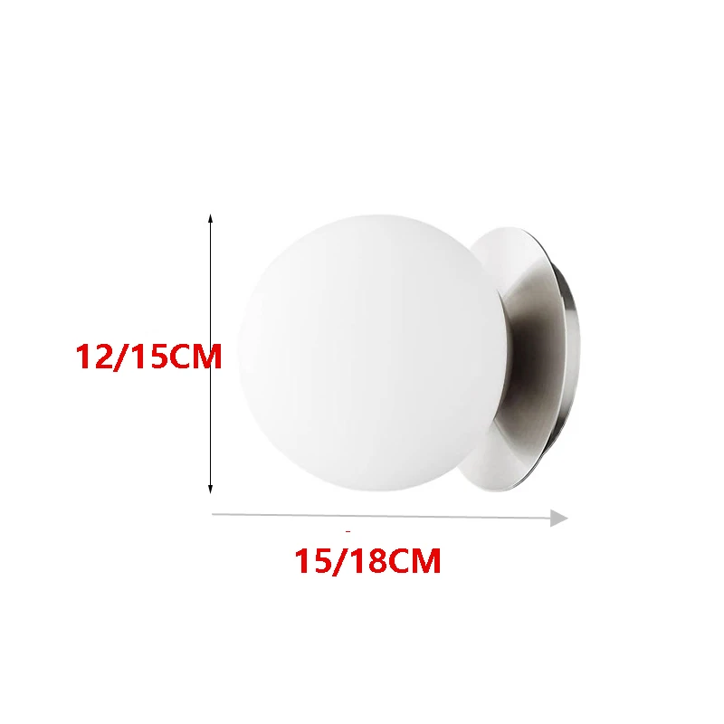 

Настенная лампа Xiffenty стеклянная круглая