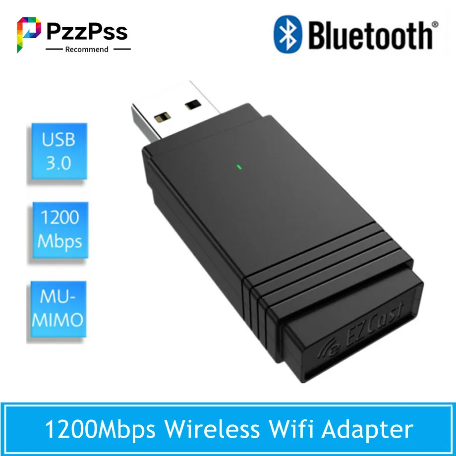 

WI-FI адаптер PzzPss, 3,0 Мбит/с, 2,4 ГГц, 5,8 ГГц