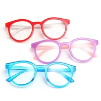 children boys girls computer online classes portable ultra light frame round eyeglasses anti blue light kids glasses