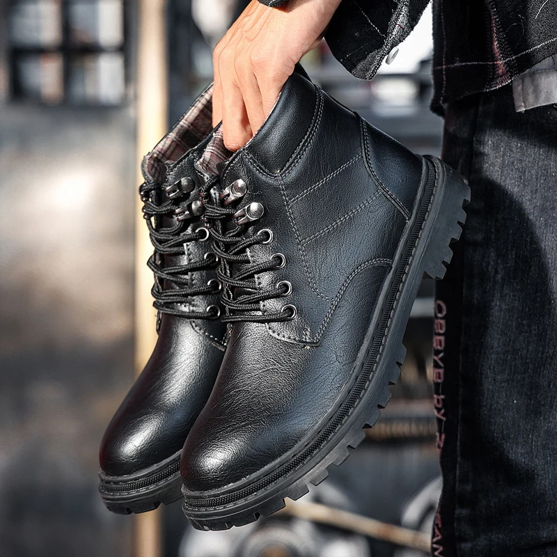 GR-1639 HIKING SHOES MEN HUNTING BOOTS TACTICAL SHOES DESERT COMBAT ANKLE WATERPROOF SNEAKERS LEATHER SNOW WALKING LOW-TOP SHOE