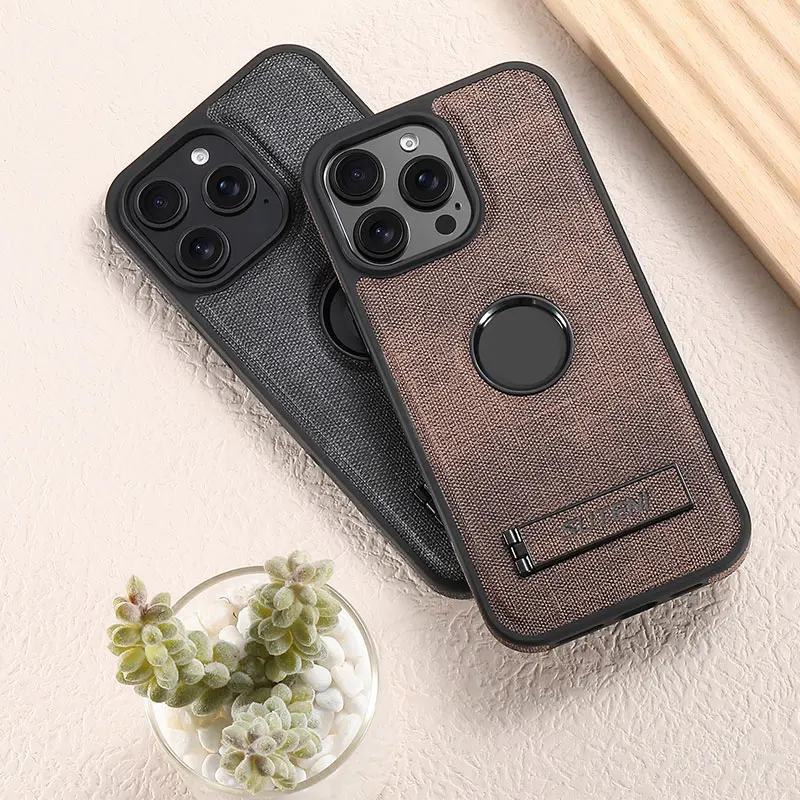 Модный ковбойский кожаный чехол для телефона IPhone 13 14 15 16 Pro Max Plus Magsafe с кронштейном