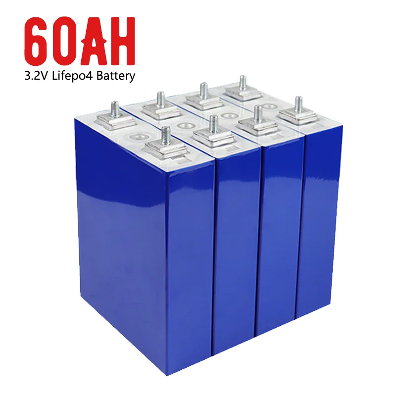 

3.2V 60Ah Lifepo4 Battery Pack 12V 24VCell Lithium Iron Phosphate Solar Ebike Car Boot Start Solar Motorhome Solar