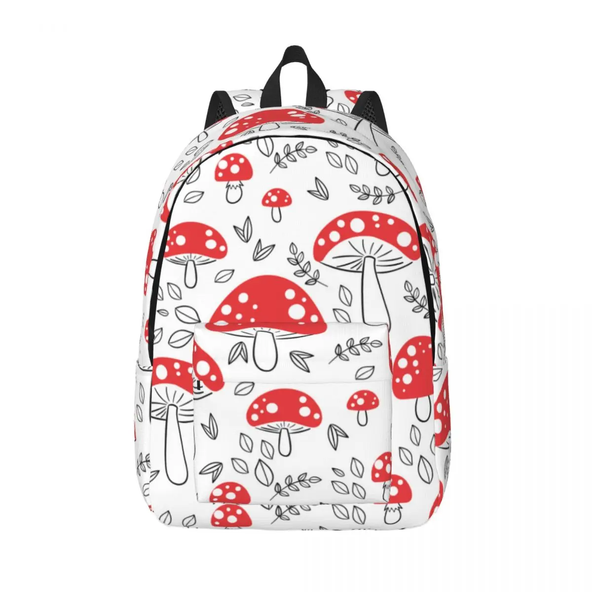 

Laptop Backpack Unique Cute Mushroom School Bag Durable Student Backpack Boy Girl Travel Bag