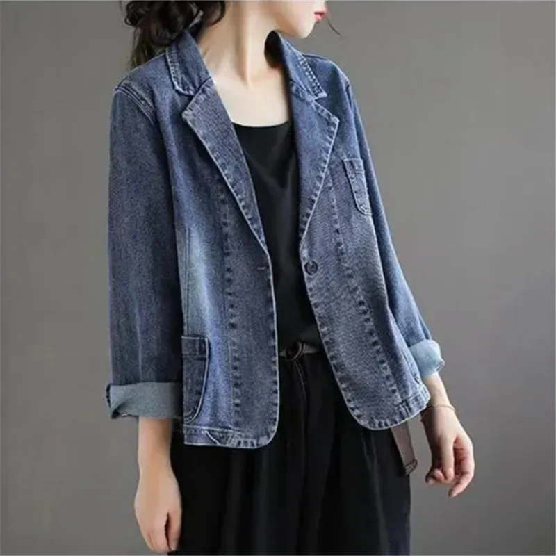 Женское джинсовое пальто XLMJDZGS