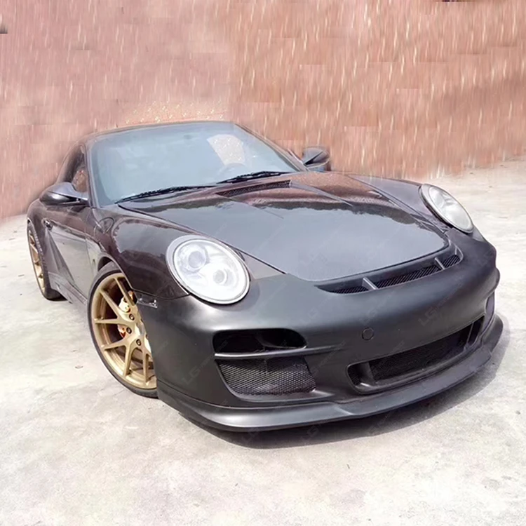 Комплект кузова GT3 для Porsche 911 997 с передним и задним бампером боковые юбки спойлер