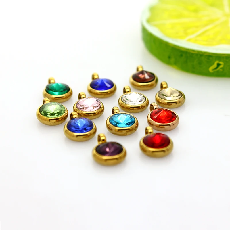 

12 шт., подвески из нержавеющей стали, 8 х11 мм