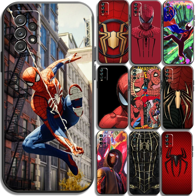 

Marvel Heroes Phone Cases For Xiaomi Redmi Note 9 Pro 5G 10 10S 10 Pro POCO F3 GT X3 GT M3 Back Cover Coque Soft TPU Carcasa