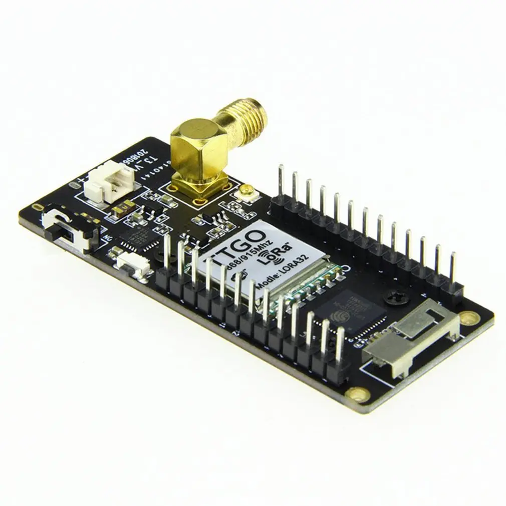 Плата разработки TTGO LoRa 32 915 МГц V2.1 1 Вт с поддержкой режима прямого подключения Wi-Fi