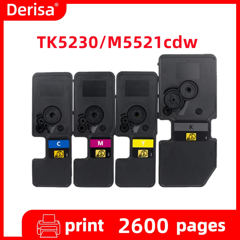 

TK5230 TK 5232 TK 5234 EURO Toner Cartridge with chip For Kyocera ECOSYS P5021cdn P5021cdw M5521cdn M5521cdw P5021 TK 5230