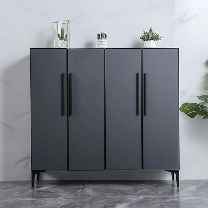 

Metal Partition Shoe Cabinets Door Storage Multilayer Big Shoe Rack Modern Clear Schoenen Opbergen Multifunctional Furniture