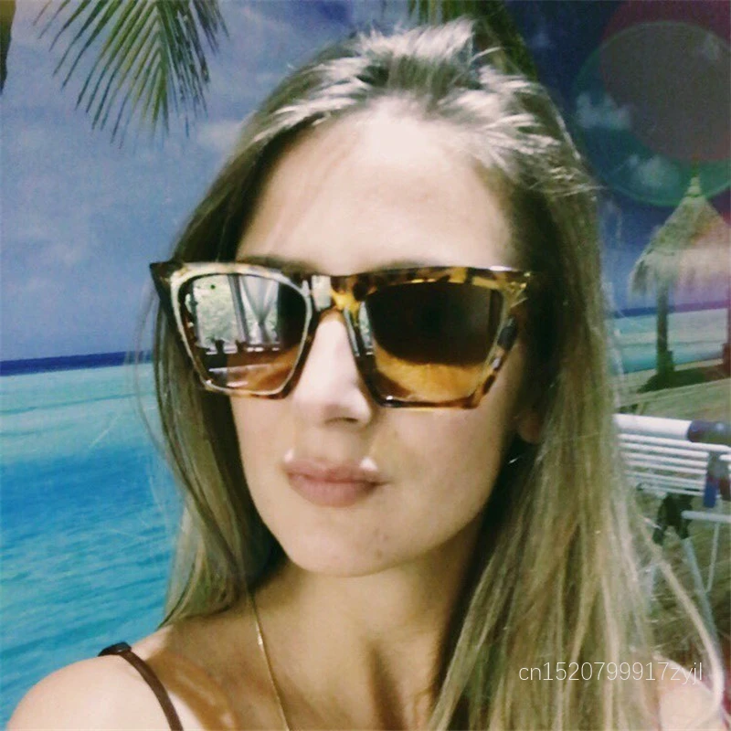 Женские солнцезащитные очки кошачий глаз с градиентом и защитой от УФ-лучей |