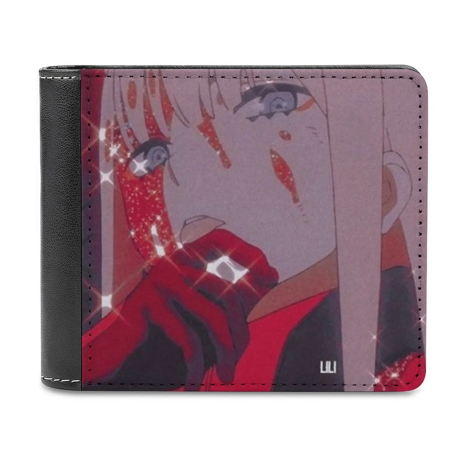 

Новинка, модный мужской кошелек Zero Two Anime 3 из искусственной кожи, женские кошельки, персонализированные кошельки Zero Two Darling In The Franxx