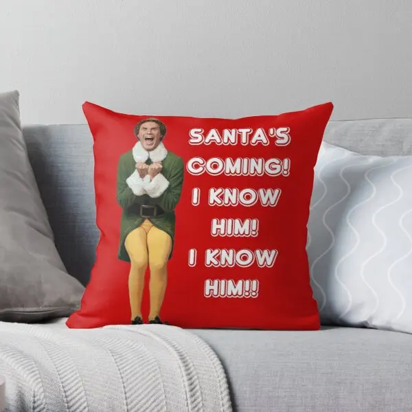 

Картина «я его знаю» Santa'S с изображением эльфа Movi, квадратные подушки в стиле аниме для дома, не входят в комплект